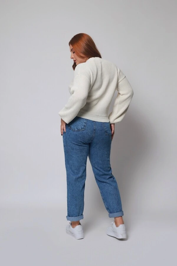 Calça Mom Jeans Fit