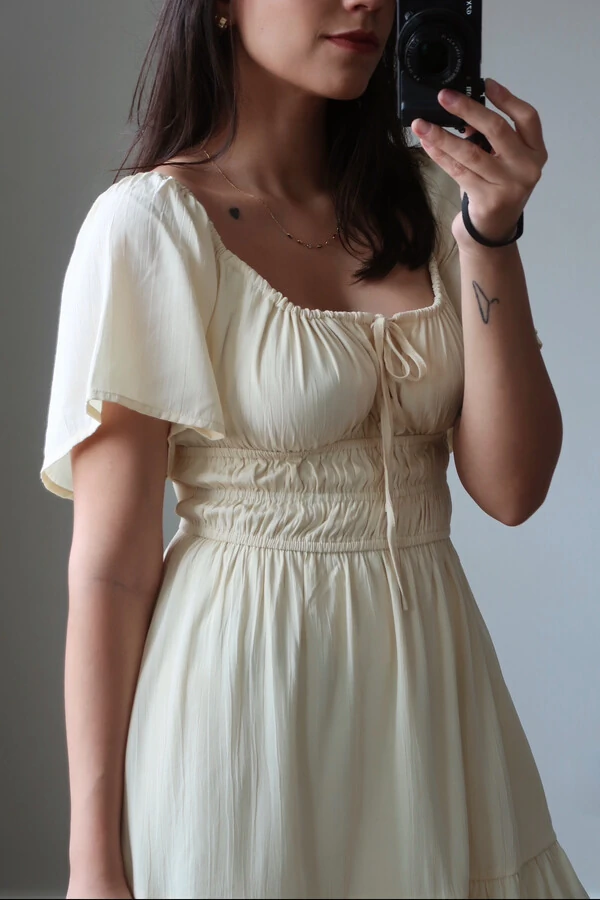 Vestido Poplin Curto