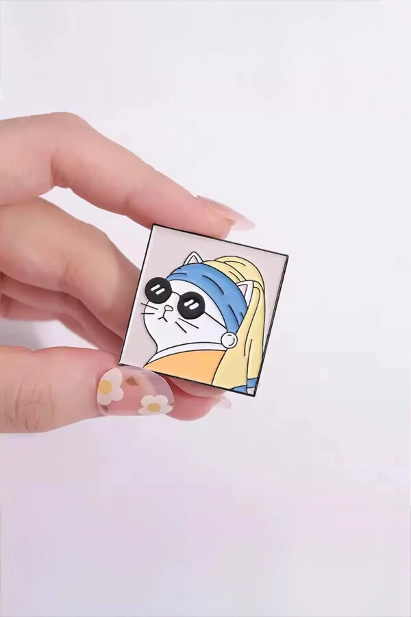 Broche Pin Gatinho Esmaltado