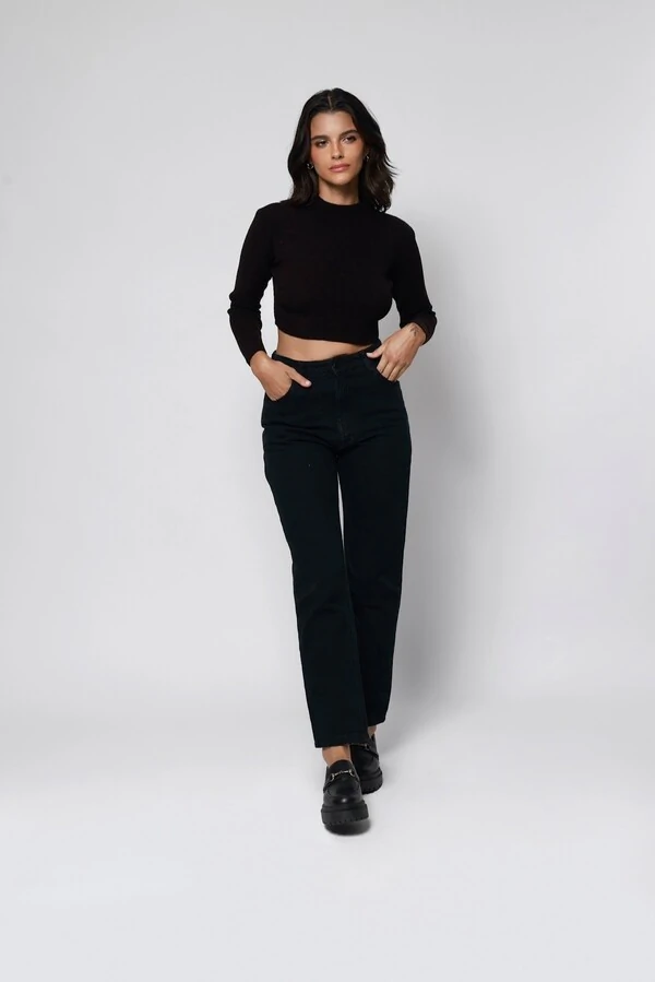 Calça Mom Jeans Fit