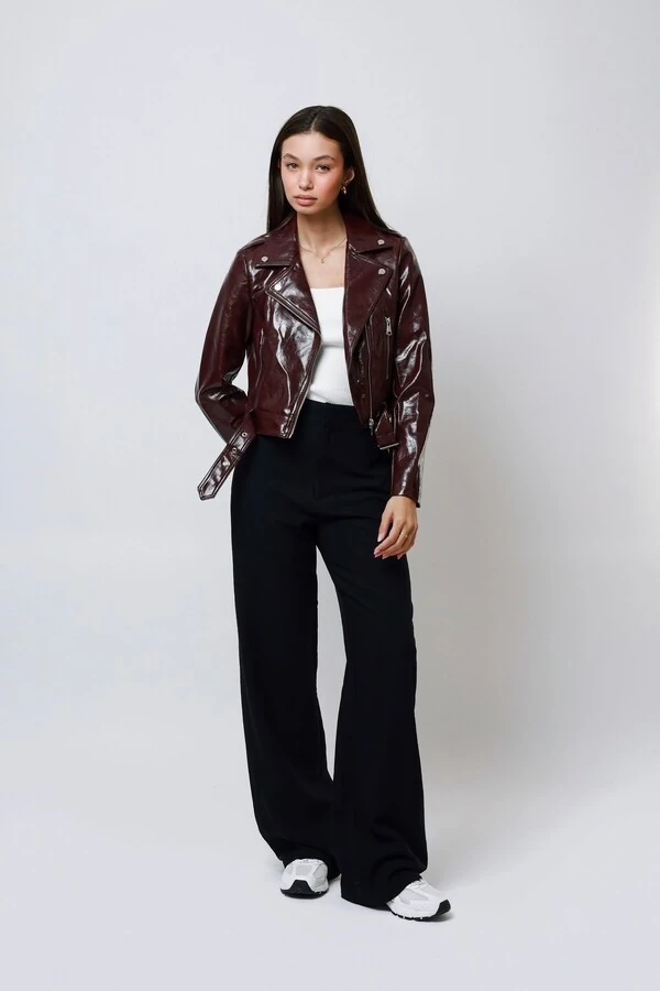 Jaqueta Vinil Biker Poliuretano