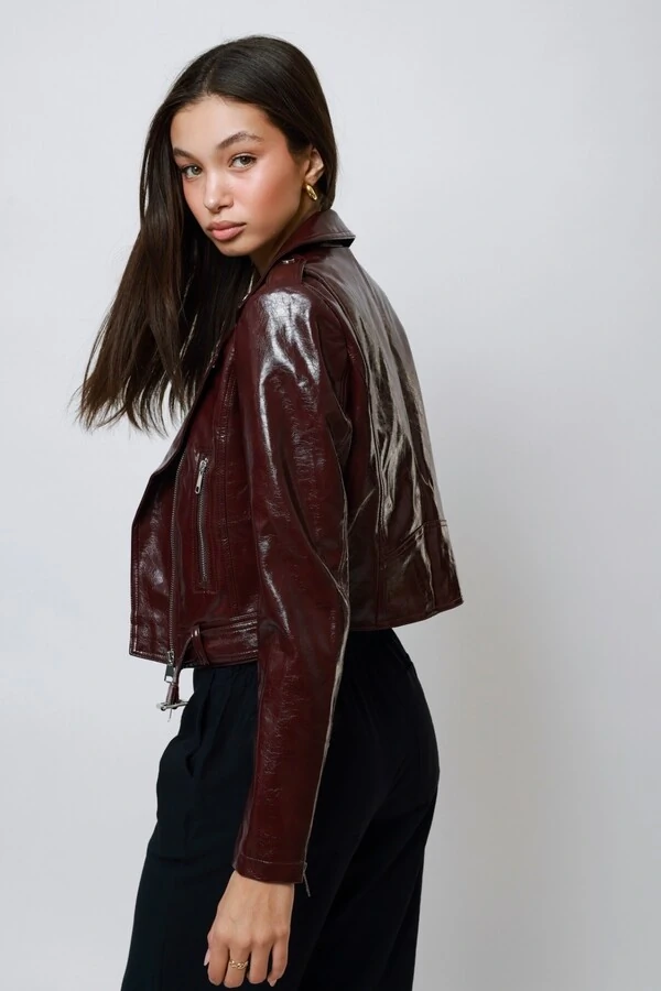 Jaqueta Vinil Biker Poliuretano