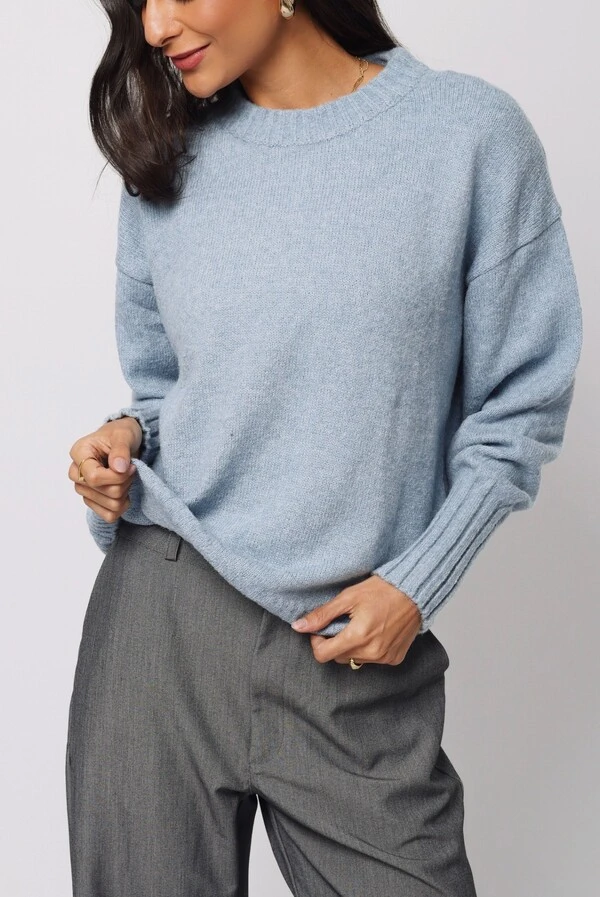 Blusão Mescla Londres Tricot Oversized
