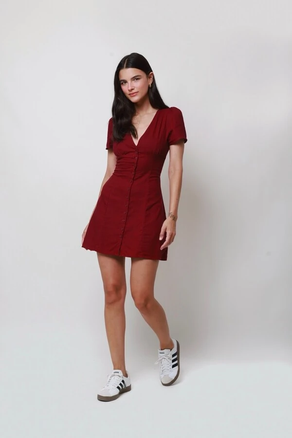 Vestido Ruby Linho Amarração