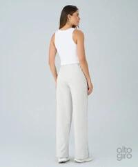 Calça Mescla Elástico Personalizado Alto Giro