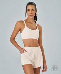 Short Piquet Alto Giro