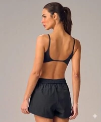 Top Eterno Liso Costas Decotada Alto Giro