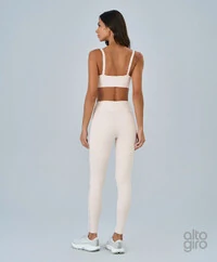 Legging Elástico Personalizado Alto Giro