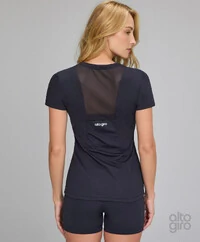 T-shirt com Tule e Refletivos Alto Giro