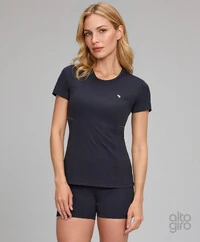 T-shirt com Tule e Refletivos Alto Giro