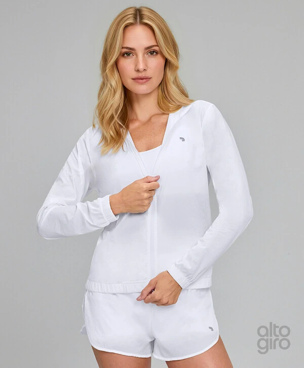 Jaqueta Etena Corta Vento Com Capuz