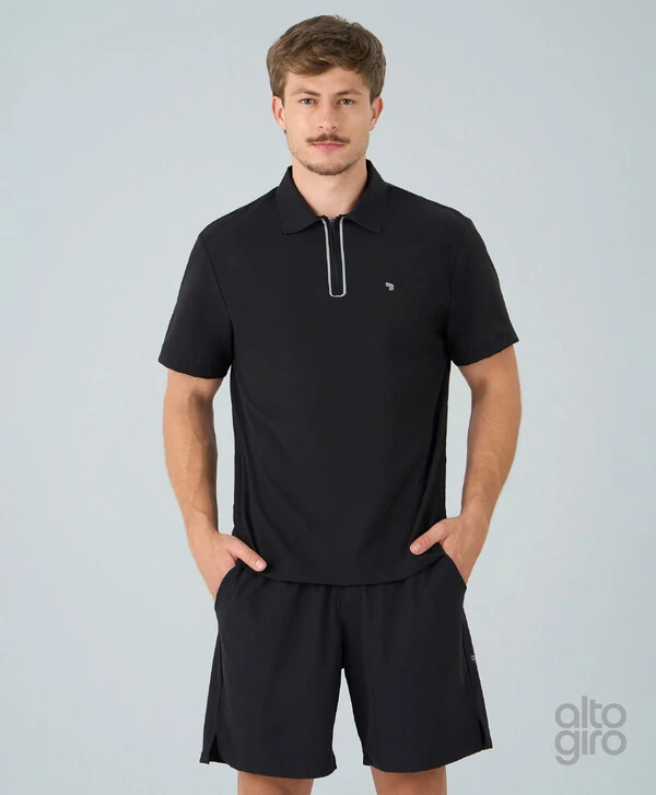 Polo Zíper e Refletivo Alto Giro
