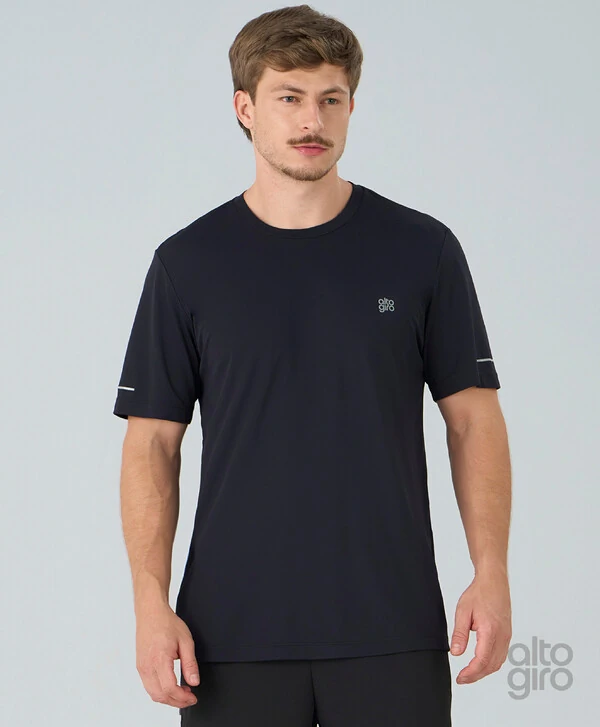 Camiseta Basic Colors Com Refletivos Alto Giro