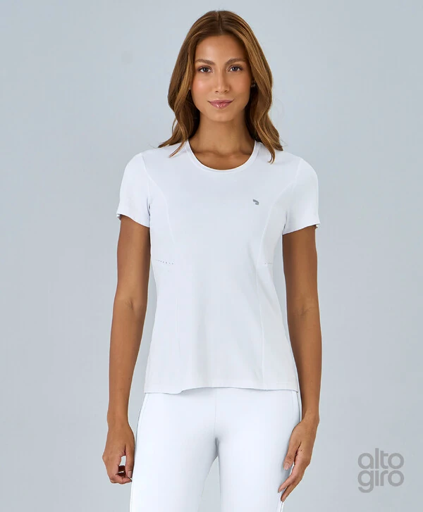 T-shirt com Tule e Refletivos Alto Giro