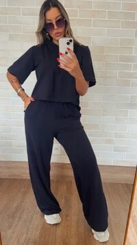 Conjunto Faixa com Capuz em Moletinho