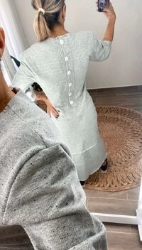 Vestido Veronica em Moletom leve