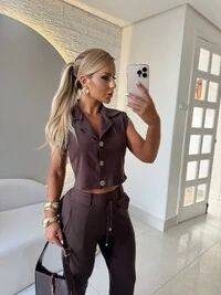 Conjunto Maria Dondoca Alfaiataria