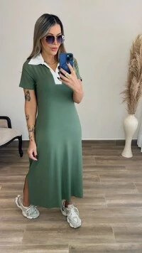 Vestido Polo Viscolycra Premium