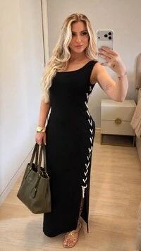 Vestido Florença Longo em Moletinho Premium