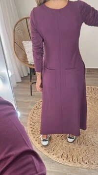 Vestido Heloisa Midi em Moletinho – Conforto e Elegância para o Dia a Dia