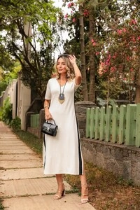 Vestido Laís Midi em Moletinho