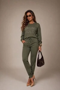 Conjunto Soft Bonjour Strass Maria Dondoca