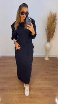 Vestido Veronica em Moletom leve