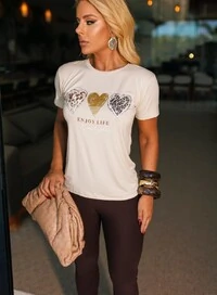 T-shirt Cartas Maria Dondoca