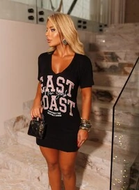 T-Long Coast Maria Dondoca