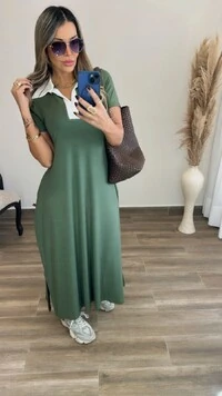 Vestido Polo Viscolycra Premium