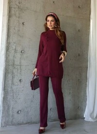 Conjunto Feminino Luara em Lanzinha de Tricô | Elegância e Conforto