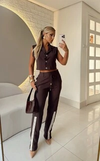 Conjunto Maria Dondoca Alfaiataria