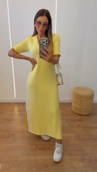 Vestido Laís Midi em Moletinho