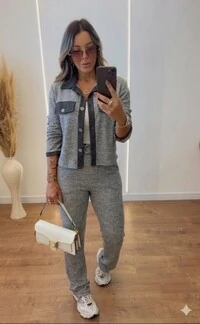 Conjunto Moletinho Aspen 2 Peças – Estilo Casual Chic e Conforto Premium
