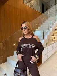 Conjunto Be Fun Maria Dondoca em Moletinho