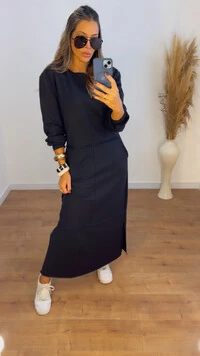 Vestido Veronica em Moletom leve