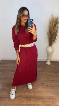 Vestido Veronica em Moletom leve