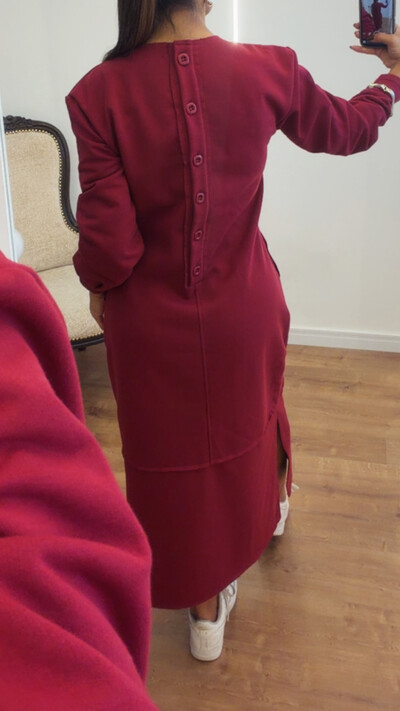 Foto Vestido Veronica em Moletom - Modelo amplo