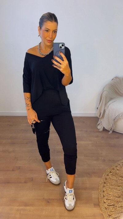 Foto Conjunto Mel em Viscolicra Premium Feminino – Confortável e Elegante
