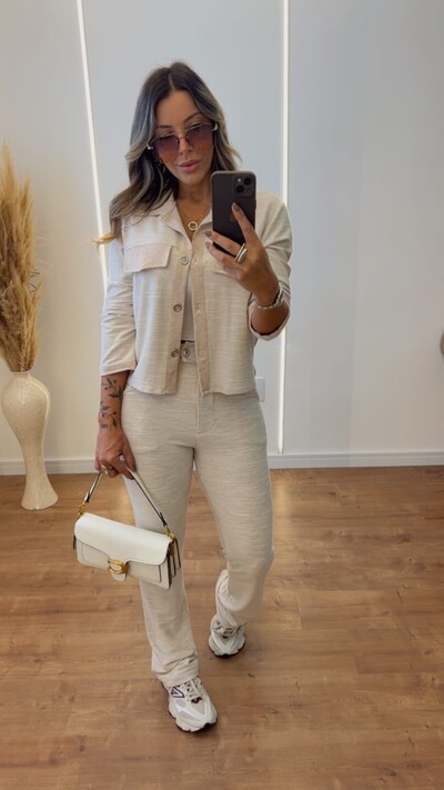 FotoConjunto Moletinho Aspen 2 Peças – Estilo Casual Chic e Conforto Premium