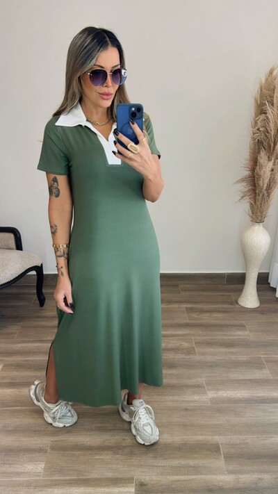 Foto Vestido Polo Viscolycra Premium