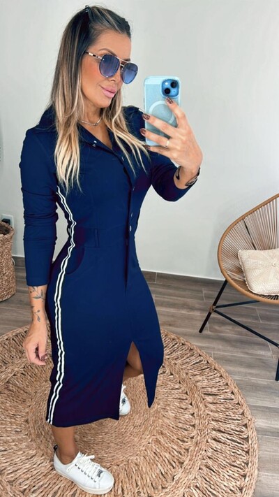Foto Vestido Bianca Mangas Longas