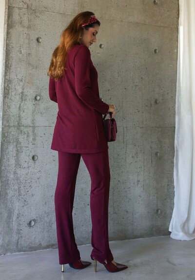 Foto Conjunto Feminino Luara em Lanzinha de Tricô | Elegância e Conforto