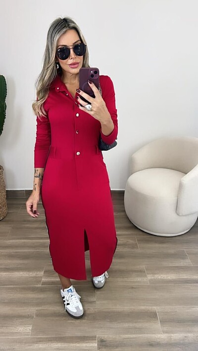 FotoVestido Bianca Mangas Longas