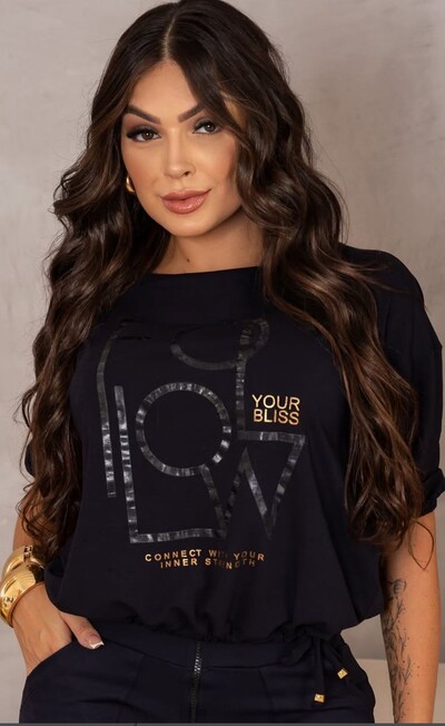 Foto Blusa Maria Dondoca com Amarração