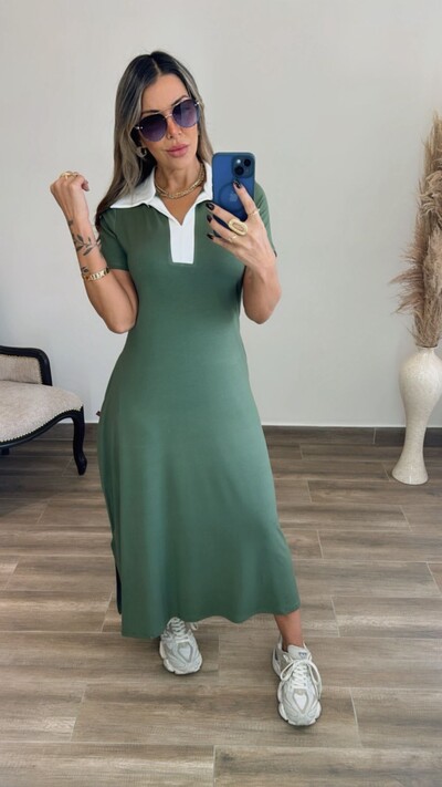 Foto Vestido Polo Viscolycra Premium