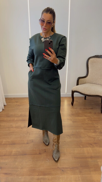 FotoVestido Veronica em Moletom - Modelo amplo