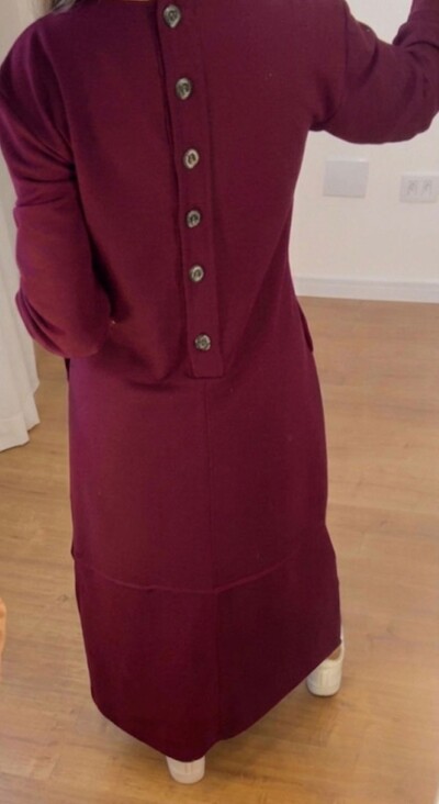 Foto Vestido Veronica em Moletom - Modelo amplo