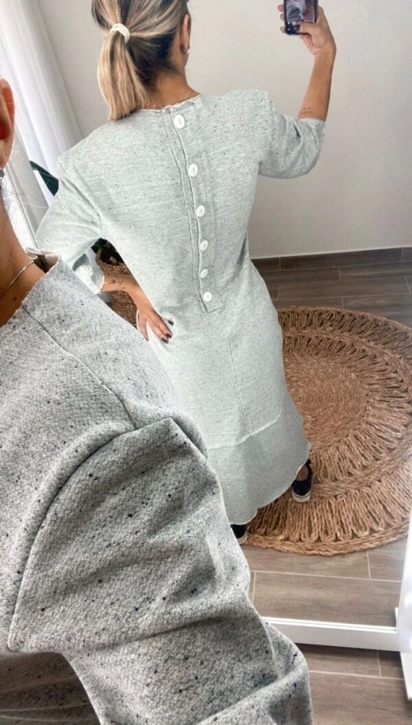 Vestido Veronica em Moletom leve