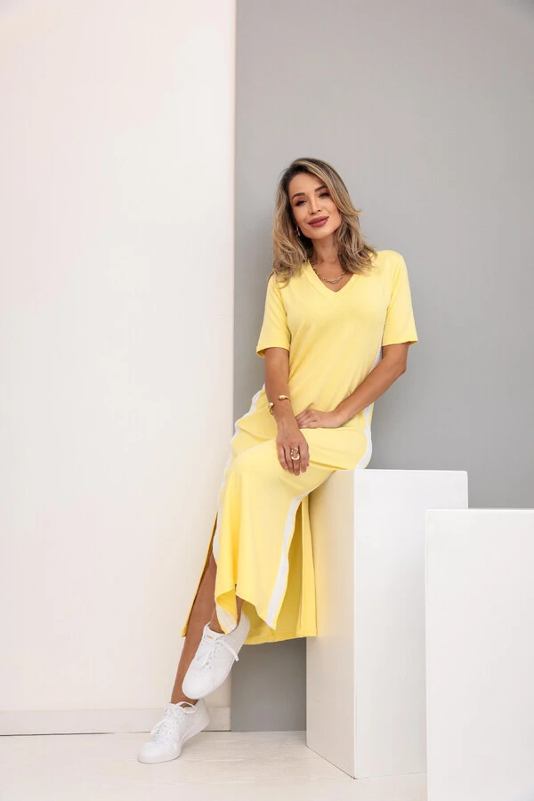 Vestido Laís Midi em Moletinho